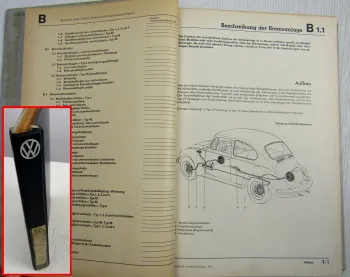 Reparaturleitfaden VW Typ 1 2 3 4 Käfer T2 Werkstatthandbuch Bremsen Räder