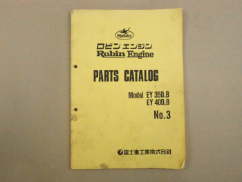 Robin EY 35 40 D B Motor Ersatzteilliste Engine Parts List 1985