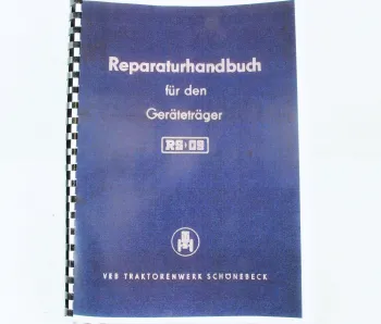 RS 09 Geräteträger Werkstatthandbuch 1962/63