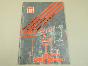Ruggerini Serie MC RF RF/V Motor Werkstatthandbuch Reparaturanleitung Workshop m