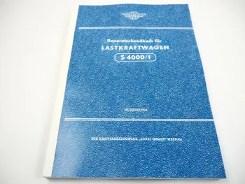 S4000-1 S4000/1 Z T LKW Reparaturhandbuch Werkstatthandbuch 1963