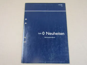 Saab 9-3 Neuheiten Modelljahr 2001 Werkstatthandbuch mit Schaltplan