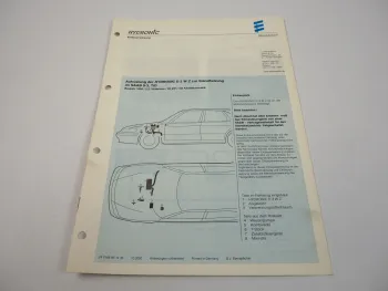 Saab 9-3 TiD 2,2l Bj. 1999 Eberspächer Hydronic D3WZ Einbau Standheizung