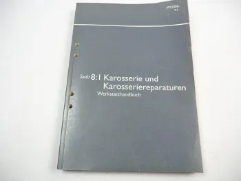 Saab 9-5 2006 Karosserie Schiebedach Werkstatthandbuch Reparaturanleitung