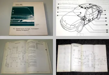 Saab 900 1994 Stromlaufpläne Fehlersuche Schaltpläne Elektrik Werkstatthandbuch