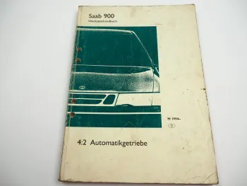 Saab 900 Automatikgetriebe AF 20 22 Reparaturanleitung bis 1994 Werkstatthandbuch