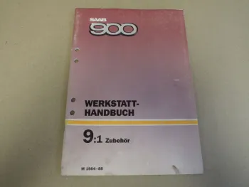 Saab 900 Turbo Zubehör Reparaturanleitung 1983 - 1988 Werkstatthandbuch