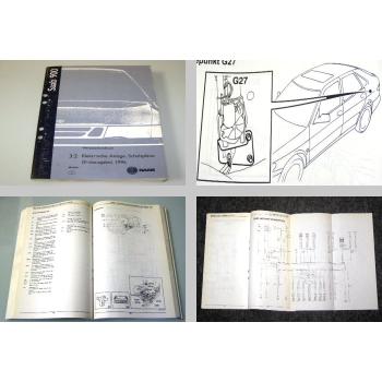 Saab 900 Werkstatthandbuch Elektrische Anlage und Schaltpläne Modelljahr 1996