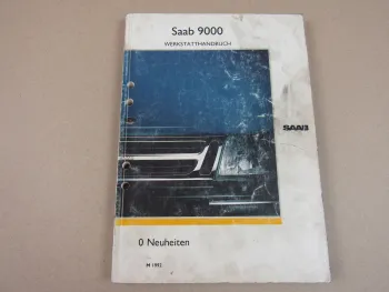 Saab 9000 YS3C Neuheiten Beschreibung Schaltplan Werkstatthandbuch 1992