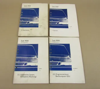 Saab 9000 YS3C Neuheiten EDU Schaltpläne Modelljahr 1994 Werkstatthandbuch