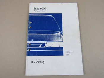 Saab 9000 YS3C Werkstatthandbuch Airbag MJ 1988 - 1994 Reparaturhandbuch