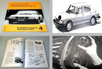 Saab 99 und Turbo Werkstatthandbuch Schaltgetriebe Borg Beck 4 + 5 Gang ab 1975