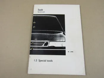 Saab Werkstatthandbuch 1995 Spezialwerkzeug Special Tools Produktkatalog