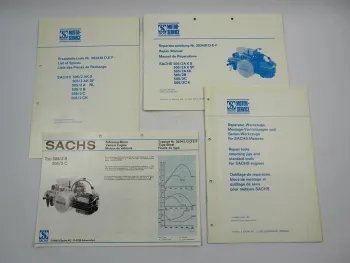 Sachs 505 2 AKS AKSF ANL B C CK Motor Reparaturanleitung Ersatzteilliste Typenblatt