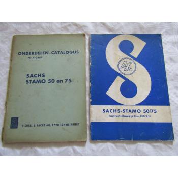 Sachs Stamo 50 75 Instructieboekje en Onderdelen Catalogus