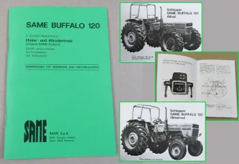 Same Buffalo 120 + Allrad Betriebsanleitung 1976