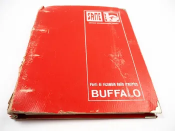 Same Buffalo 120 PS Traktor Ersatzteilliste Parts List 1975