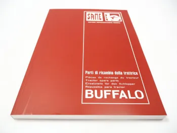 Same Buffalo Traktor Ersatzteilliste Catalogo parti di ricambio della trattrice 1975