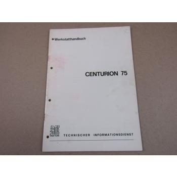 Same Centurion 75 Traktor Werkstatthandbuch 7/79 Technische Informationen