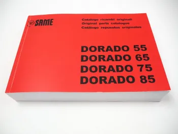 Same Dorado 55 65 75 85 Traktor Ersatzteilliste Catalogo parti di ricambio Spare Parts List 2000