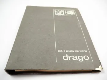 Same Drago + Allrad Traktor Ersatzteilliste Parts List 1972