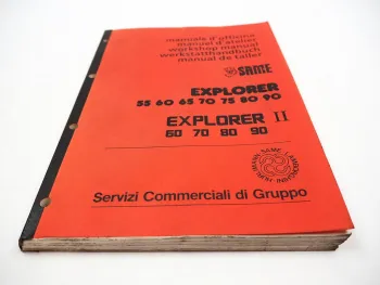 Same Explorer 55 60 65 70 75 80 90 Explorer II 60 70 80 90 Werkstatthandbuch