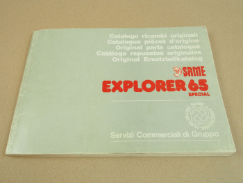 Same Explorer 65 Special Ersatzteilliste Ersatzteilkatalog Spare parts catalogue