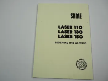 Same Laser 110 130 150 Bedienungsanleitung Betriebsanleitung