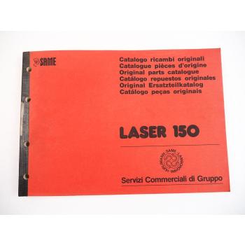 Same Laser 150 Traktor Ersatzteilliste Parts List Catalogo Ricambi 1989