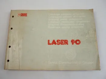 Same Laser 90 Traktor Ersatzteilliste Parts List Catalogo Ricambi 1991