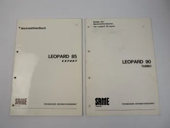 Same Leopard 85 Export 90 Turbo Traktor Werkstatthandbuch 1979/82