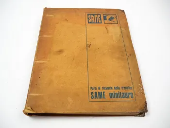 Same Minitauro 2RM DT Frutteto Schlepper Ersatzteilliste Parti di ricambio 1969