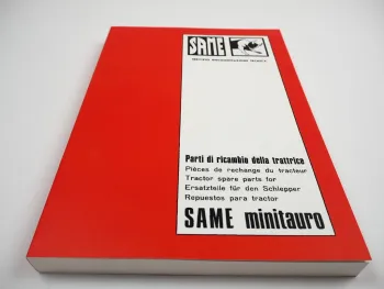 Same minitauro Schlepper Ersatzteilkatalog Ersatzteilliste Spare parts Pieces de rechange