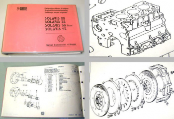 Same Solaris 25 35 Wind 45 Schlepper Ersatzteilliste 1994 Parts Catalogue