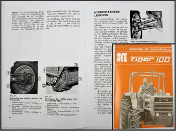 Same Tiger 100 Bedienung & Instandhaltung 1978
