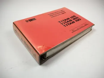 Same Titan 145 160 190 Traktor Ersatzteilliste Catalogue pieces 1995