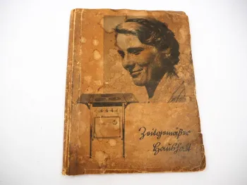 Sammelmappe mit Informationsblättern Zeitgemäßer Haushalt 1936 bis 1939 unvollständig