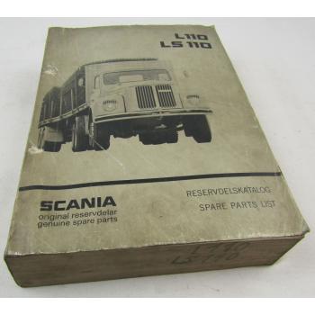 SCANIA L LS 110 Serie LKW Trucks Ersatzteilliste Reservdelskatalog Parts List