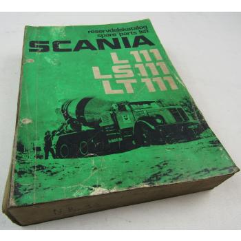 SCANIA L LS LT 111 LKW Trucks 1975 Ersatzteil-Bildkatalog Reservdels Katalog