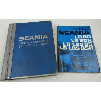 SCANIA LB LBS 80 85 Ersatzteilliste Parts List Reservsdelkatalog 74 + Supplement