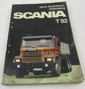 SCANIA T92 M H LKW Trucks ab 1985 Ersatzteil-Bildkatalog Parts Illustrations