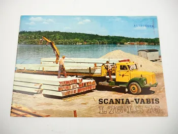 Scania Vabis L76 LS76 LKW Prospekt ca. 1965