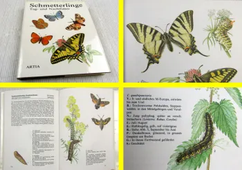 Schmetterlinge Tag- und Nachtfalter von Ivo Novak Artia Verlag 1986