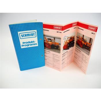 Schmidt Produkt Programm für Unimog Kommunen Straßenmeisterei 1988
