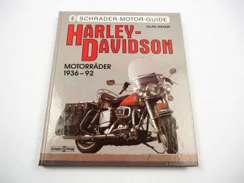 Schrader Motor Guide HARLEY DAVIDSON Motorräder 1936 - 1992 Allan Girdler