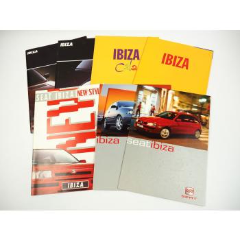Seat 7x Prospekt Ibiza 1990 bis 1999