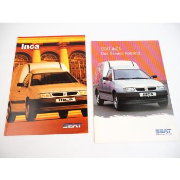 Seat Inca PKW 2x Prospekt 1996/97