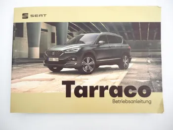 Seat Tarraco KN2 Betriebsanleitung Bedienungsanleitung 11/2022 Bordbuch