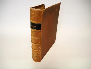 Seltener original Leder Zeitschriften Stehsammler Nr.1 Die Neue Linie ca. 1940