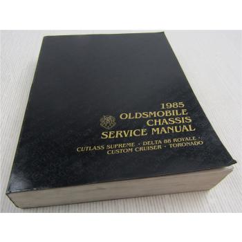 Service Manual 1985 Oldsmobile Cutlass Supreme Delta 88 Royale Toronado